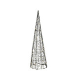 Cumpara ieftin Decoratiune - Big and Bright MicroLED - Metal Wire Cone - Warm White, 60 cm | Kaemingk