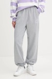 Tommy Jeans pantaloni de trening culoarea gri, melanj, DW0DW20994
