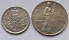 Rom&acirc;nia, Lot 50 Bani; 1 Leu 1914.