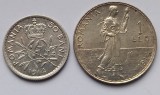 Rom&acirc;nia, Lot 50 Bani; 1 Leu 1914.