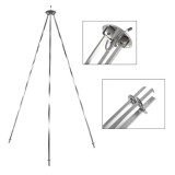 Suport din inox pentru ceaun 117 cm &ndash; picioare groase de 7 mm Handy KitchenServ