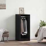 vidaXL Dulap cu raft cu depozitare Stejar Negru 41 x 48 x 102 cm 879647