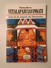 Somadeva - Vetalapanciavimsati: cele 25 de enigme ale Demonului