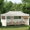 VidaXL Cort de petrecere pliabil pop-up, crem, 3 x 6 m