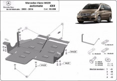 Scut metalic cutie de viteze si reductor Mercedes Viano W639 4x4 automata 2003-2014 foto