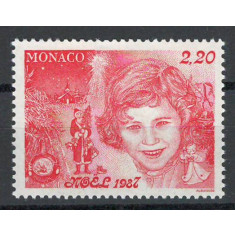 Monaco 1987 Mi 1828 MNH - Crăciun