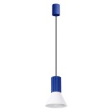 Lampă Suspendată Estria 1 Alb/Ultramarin