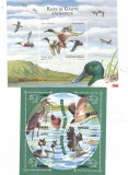 ROMANIA 2007 LP 1772 RATE SI GASTE SALBATICE COLITA NEDANTELATA MNH SI COLITA 2001DELTA DUNARII FAUNA