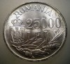 R.124 ROMANIA MIHAI I 25000 LEI 1946 XF/AUNC EROARE RARA 3, Argint