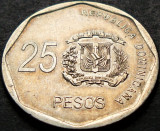 Cumpara ieftin Moneda exotica 25 PESOS - DOMINICANA, anul 2008 * cod 5072, America Centrala si de Sud