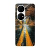Husa compatibila cu Huawei Nova 8i model Autumn asthenia road, Silicon, TPU, Viceversa, Transparent, Carcasa