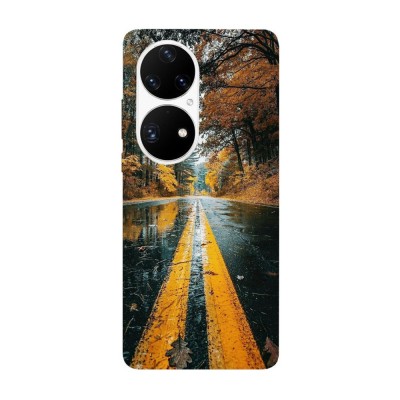 Husa compatibila cu Huawei Nova 8i model Autumn asthenia road, Silicon, TPU, Viceversa foto