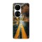 Husa compatibila cu Huawei P50 Pro model Autumn asthenia road, Silicon, TPU, Viceversa