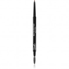 Sleek Micro-Fine Brow Pencil creion pentru sprâncene rezistent la apă cu pensula culoare Medium Brown 6,3 g