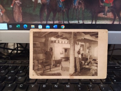 Castel Bran, &amp;icirc;ncăpere, colecția C. Stefanovici, circa 1925, 205 foto