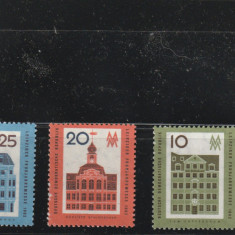 Germania DDR 1962- Targul de primavara Leipzig,serie 3 valori,MNH,Mi.873-875