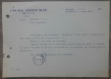 Document Uniunea Arhitectilor din RPR/ 1960