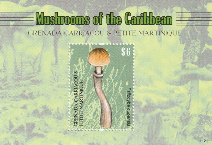 Grenada Carriacou 2011-Flora,Ciuperci,colita dantelata,MNH,Mi.Bl.655