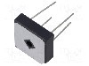 Punte redresoare, 15A, 1kV, capsula MBR-25W, DC COMPONENTS - GBPC1510W