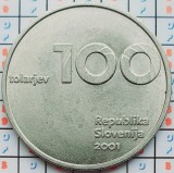 Slovenia 100 Tolarjev (Slovenia and the Tolar Anniversary) 2001 - km 42 - A032, Europa