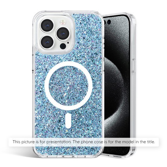 Husa pentru Samsung Galaxy A26 5G - Techsuit Sparkly Glitter - Blue