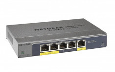 Switch NetGear GS105PE ProSafe Plus 5 porturi 10/100/1000Mbs foto