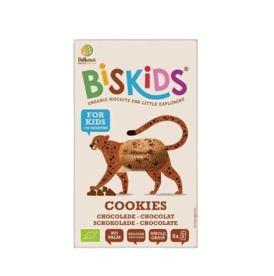 Biscuiti Eco cu Ciocolata Biskids 120 grame Belkorn foto