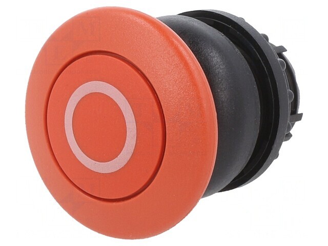 Comutator Apăsare 22mm Roșu