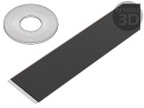 Cablu bandă neecranat PVC 20x28AWG 1,27mm 100FT