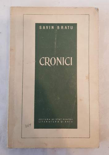 Savin Bratu - Cronici