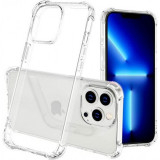 Husa compatibila IPhone 13 Pro - silicon TPU, colturi AntiDrop, Transparenta