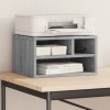 VidaXL Suport imprimantă, gri sonoma, 40x32x22,5 cm, lemn prelucrat 840602