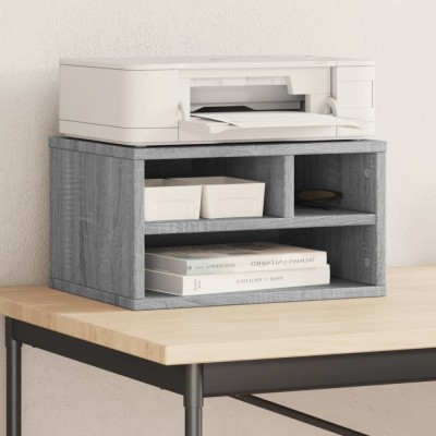 vidaXL Suport imprimantă, gri sonoma, 40x32x22,5 cm, lemn prelucrat 840602 foto
