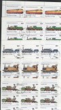 Niger 1980 Trains Locomotives x 25 sets Mi.707-11 used V.015, Stampilat