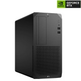 PC Gaming SH HP Z2 G5 Tower, Hexa Core i5-10400F, 512GB SSD, RTX 2070 8GB
