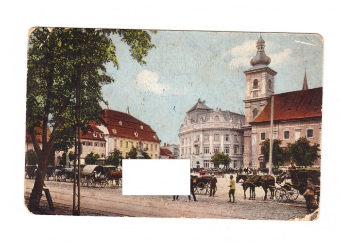 CP Sibiu - Centrul, circulata, 1912, stare buna