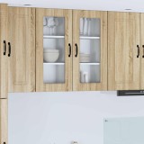 vidaXL Dulap de bucătărie Kalmar 2 pcs Stejar Sonoma 40 x 31 x 80 cm 884639