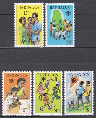Barbados 1979 - Anul Internațional al Copilului, MNH foto