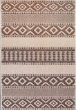 Cumpara ieftin Covor Bucatarie Tip Iuta, Model Natura 982-19, Marime 60 x 100 cm, Crem, Maro, Antialergic, Polipropilena, Living, Sufragerie, Birou, Terasa
