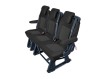 Set huse scaun dedicate Ford Transit Custom, Turneo Custom I, 2012-2023, 3 locuri, pentru randul 2 si 3 de scaune, Kegel
