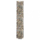 VidaXL St&acirc;lp de gabion, &Oslash;30x150 cm, oțel galvanizat, circular