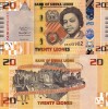 Sierra Leone 20 Leones 2022 UNC Bancnota Africa Neagra, Colectie Numismatica