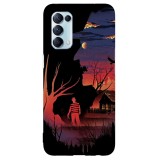 Husa compatibila cu Oppo A5 (2020) model Nightmare on the Street, Silicon, TPU, Viceversa, Transparent, Carcasa