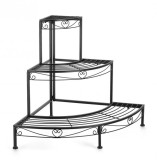 Cumpara ieftin Suport ghivece flori otel negru Alisha 59x59x63 cm