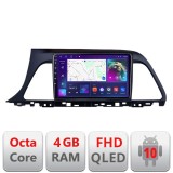 Navigatie Android Hyundai Sonata 2014-2018, QLED 4GB+64GB, CarPlay