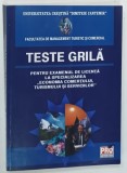 TESTE GRILA PENTRU EXAMENUL DE LICENTA ... SERVICIILOR de CAPRARESCU GHEORGHITA ... NEACSU MONICA , 2011