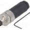 Conector M8, 4 pini, clasa etanseitate IP67, TE Connectivity - T4011008041-000