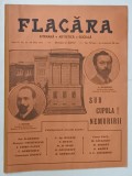 FLACARA , REVISTA LITERARA , ARTISTICA , SOCIALA , SUBIECT : ALEGERILE DE LA ACADEMIA ROMANA - SUB CUPOLA NEMURII , NR. 33 , 1915