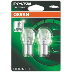 Set 2 Becuri 12V P21 5W Osram, Ultra Life Blister