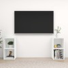 VidaXL Comode TV, 2 buc., alb, 72x35x36,5 cm , PAL